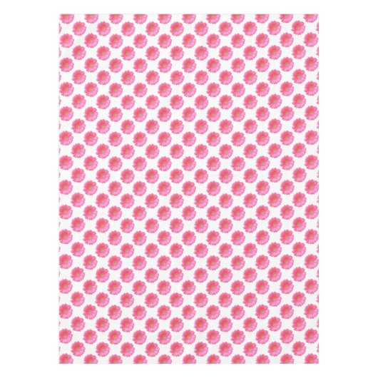 Rosa Gänseblümchen Tischdecke (Vorderseite)