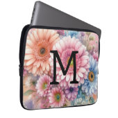 Rosa Gänseblütenblume Laptopschutzhülle (Vorne Rechts)