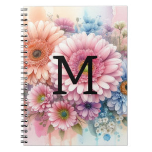 Rosa Gänseblütenblume Notizblock
