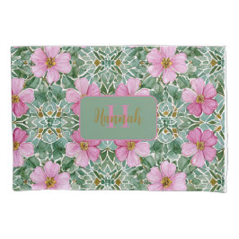 Rosa Garden Mosaik Kissenbezug