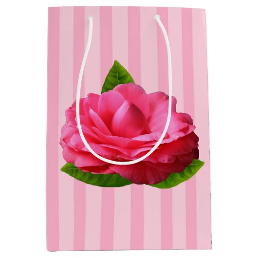 Rosa Gardenie Mittlere Geschenktüte (Vorderseite)