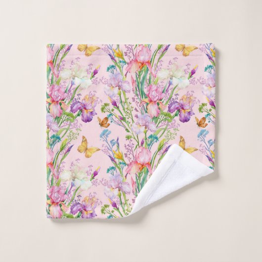 Rosa Garten Badhandtuch Set (Waschlappen)