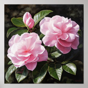 Rosa Gärten Blume Art Print Poster