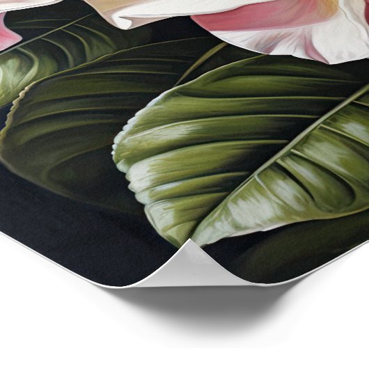 Rosa Gärten Blume Art Print Poster (Ecke)