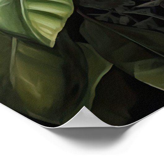 Rosa Gärten Blume Art Print Poster (Ecke)