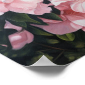 Rosa Gärten Blume Art Print Poster (Ecke)