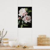 Rosa Gärten Blume Art Print Poster (Küche)