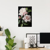 Rosa Gärten Blume Art Print Poster (Heimbüro)