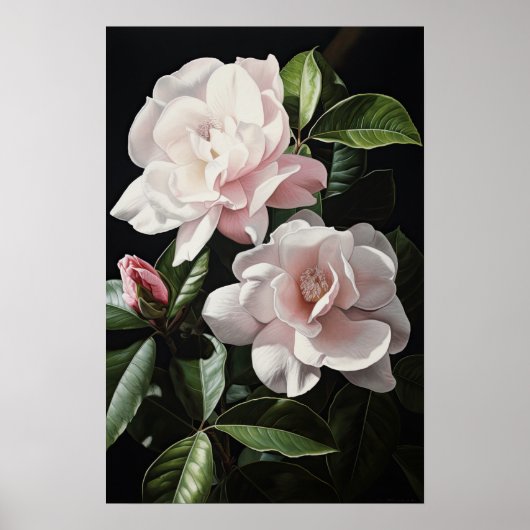 Rosa Gärten Blume Art Print Poster (Vorne)