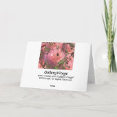 Rosa Garten Karte (Rückseite)