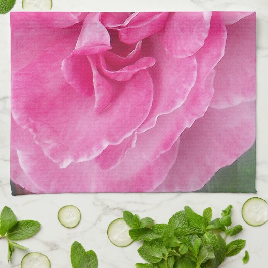 Rosa-Garten-Rose Handtuch (Gefaltet)