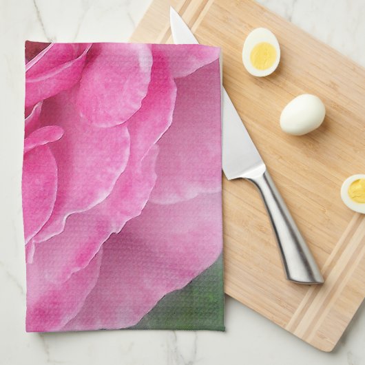 Rosa-Garten-Rose Handtuch (Viertel Falte)