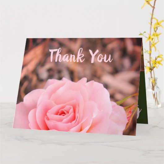 Rosa-Garten-Rose Karte (Gelbe Blume)