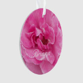Rosa-Garten-Rose Ornament (Vorderseite)