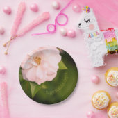 Rosa-Garten-Rose Pappteller (Party)