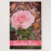 Rosa-Garten-Rose Puzzle (Vertikal)