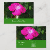 Rosa Gartenanlage Blume Visitenkarte (Vorne/Hinten)