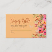 Rosa Gartenblüten in Aquarellfarbe Begleitkarte (Vorderseite)