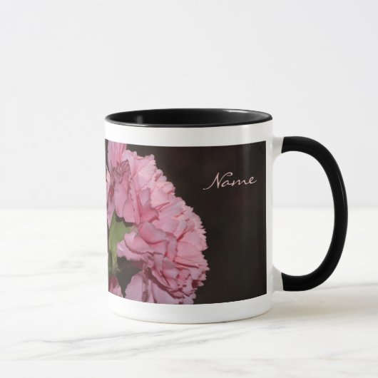 Rosa Gartennelke Tasse (Rechts)