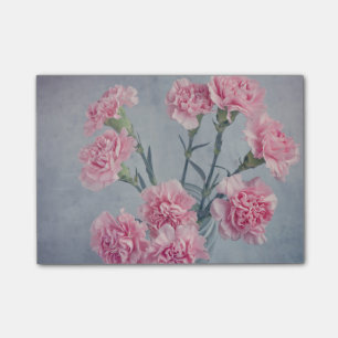 Rosa Gartennelken Post-it Klebezettel