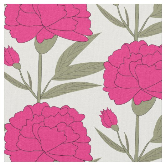 Rosa Gartennelken Stoff (Nahaufnahme)