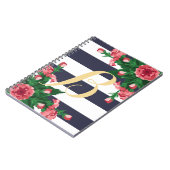 Rosa Gartennelken u. Marine-blaue Notizblock (Linke Seite)