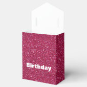 Rosa Gastgeschenk-Box mit Glitzer Geschenkschachtel (Geöffnet)