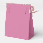 Rosa Gastgeschenk Hochzeit Geschenkschachtel (Rückseite)
