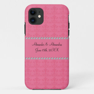 Rosa Gastgeschenke Hochzeiten iPhone 11 Hülle