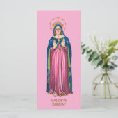 Rosa Gaudete-Sonntag stehende BVM Advent (Stehend Vorderseite)