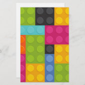 rosa Gebäude Briefpapier (Vorne/Hinten)