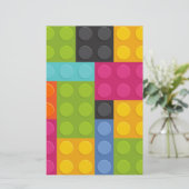 rosa Gebäude Briefpapier (Stehend Vorderseite)