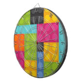 rosa Gebäude Dartscheibe (Vorderseite rechts)