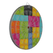 rosa Gebäude Dartscheibe (Vorderseite Links)