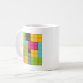 rosa Gebäude Kaffeetasse (Vorderseite Links)