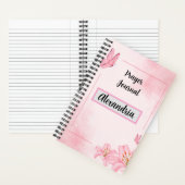 Rosa Gebetsjournal Notizblock (Innen)