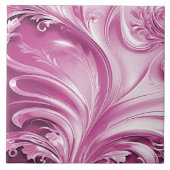 Rosa Geblüht Keramik Tile Fliese (Vorderseite)