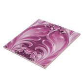 Rosa Geblüht Keramik Tile Fliese (Seite)