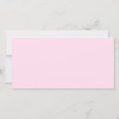 Rosa Geburtstag Danke schön Foto-Card-Kinder (Rückseite)