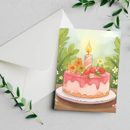 Rosa Geburtstagskuchen | Alles Gute zum Geburtstag