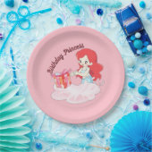 Rosa Geburtstagspapierplatten Unterwasserwelt edit Pappteller (Party)