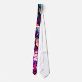 Rosa Gefärbte Krawatte Abstrakte Kunst (Rückseite)