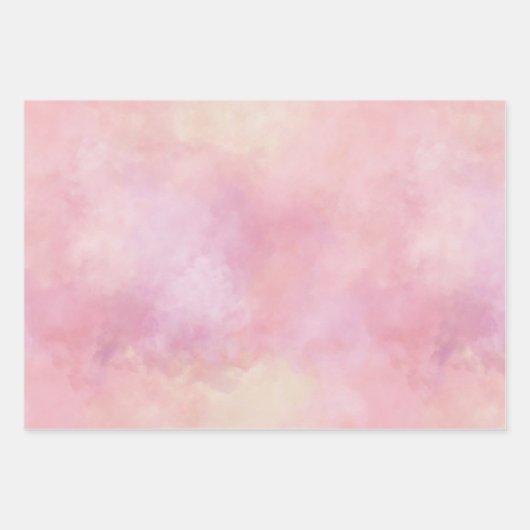 Rosa Gefärbte Krawatte Geschenkpapier Set (Vorderseite)