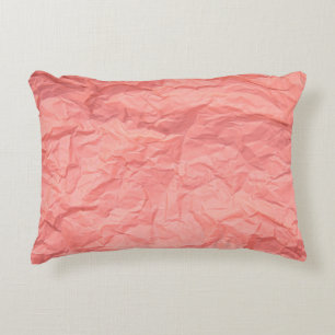 Rosa gefärbtes Papier - Hintergrund Dekokissen