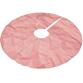 Rosa gefärbtes Papier - Hintergrund Polyester Weihnachtsbaumdecke (Schrägansicht)