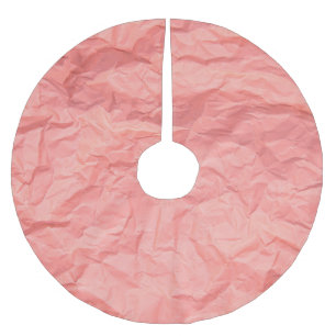 Rosa gefärbtes Papier - Hintergrund Polyester Weihnachtsbaumdecke