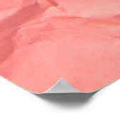 Rosa gefärbtes Papier - Hintergrund Poster (Ecke)