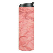 Rosa gefärbtes Papier - Hintergrund Thermosbecher (Nach links gedreht)