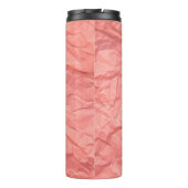 Rosa gefärbtes Papier - Hintergrund Thermosbecher (Rückseite)