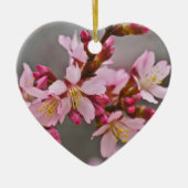 Rosa gegen eine Graue Himmelsblüte Keramikornament (Vorne)